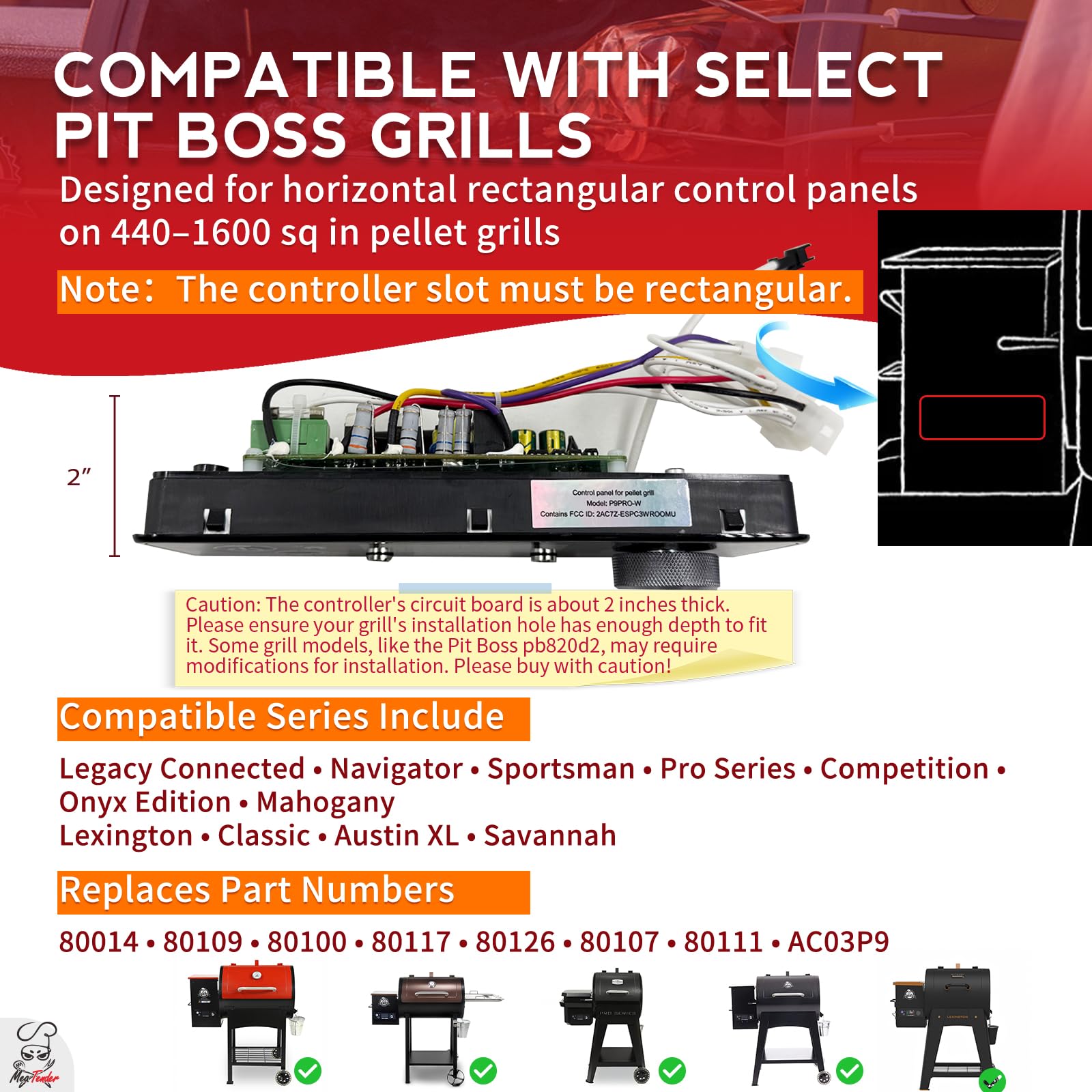 Meatender terminal connections close-up highlighting easy wiring advantages