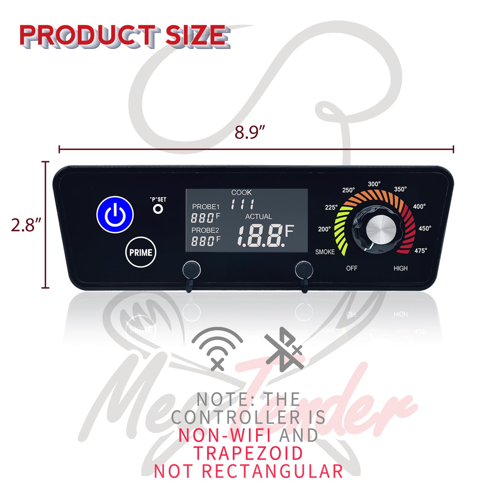Meatender control board mounted inside Pit Boss grill, providing reliable temperature control