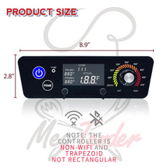 Meatender control board mounted inside Pit Boss grill, providing reliable temperature control
