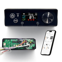 Meatender front panel controller showing clean rectangular replacement and compatibility