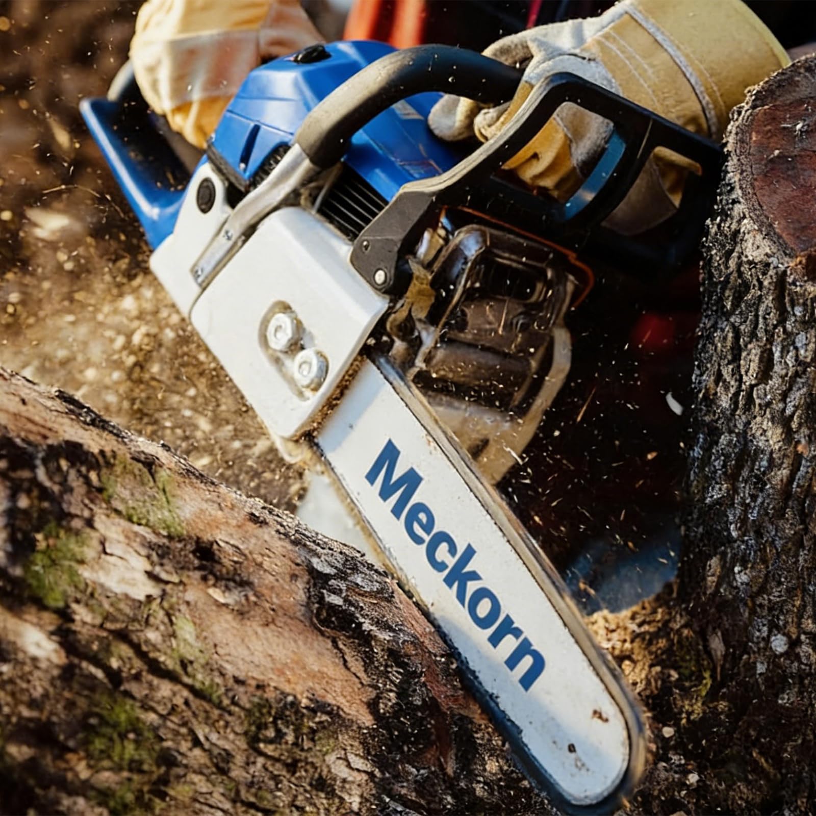 Meckorn four replacement chains laid flat to show quantity and condition