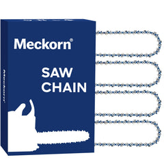 Meckorn front packaging view showing four 20-inch chains and fit information