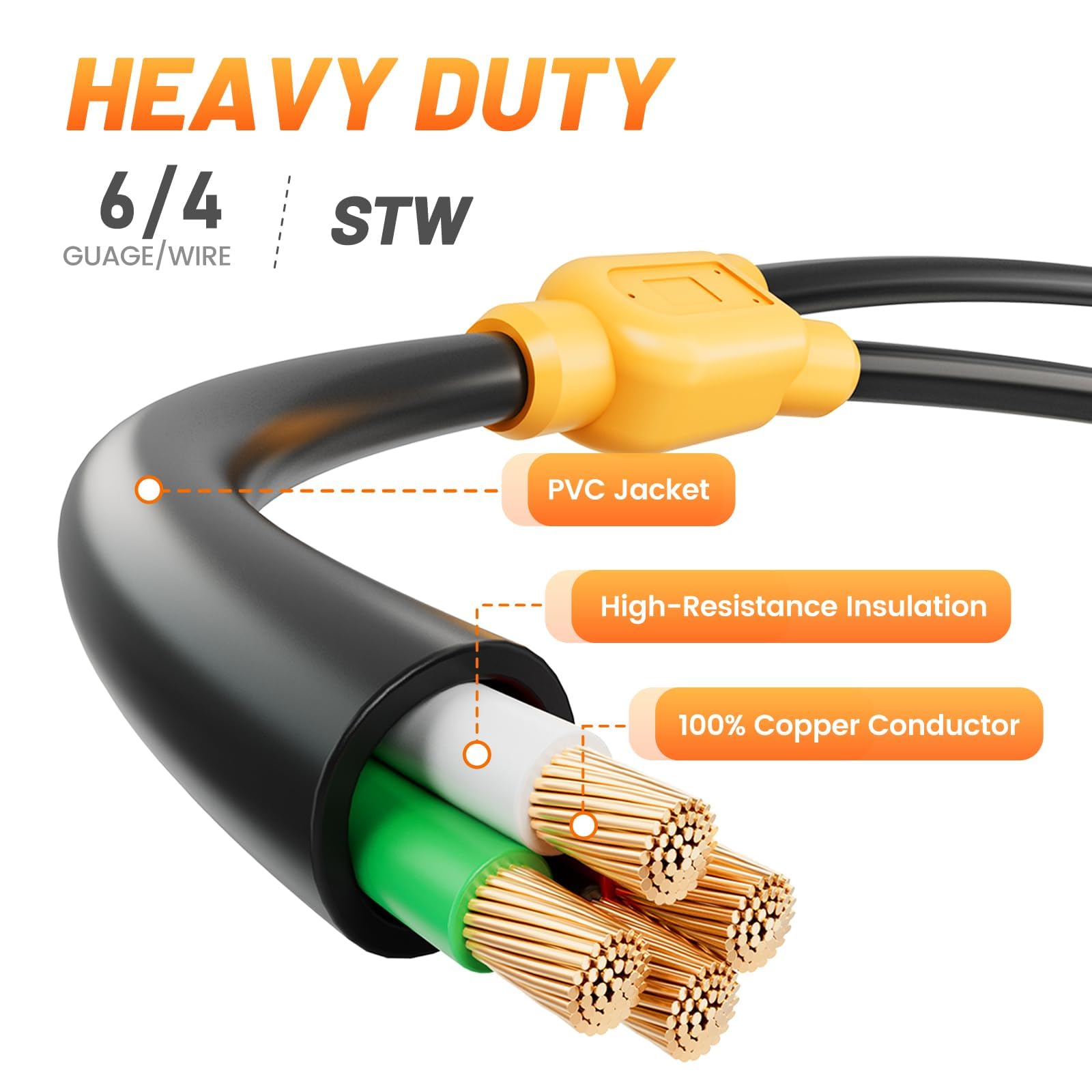 MECMO held in hand for scale to show compact three-foot cable length