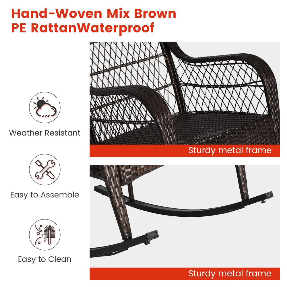 MEDIMALL detailed PE rattan weave highlighting durability and charm