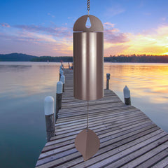 MEDOO front view of 26-inch serenity bell showing elegant design and calming presence