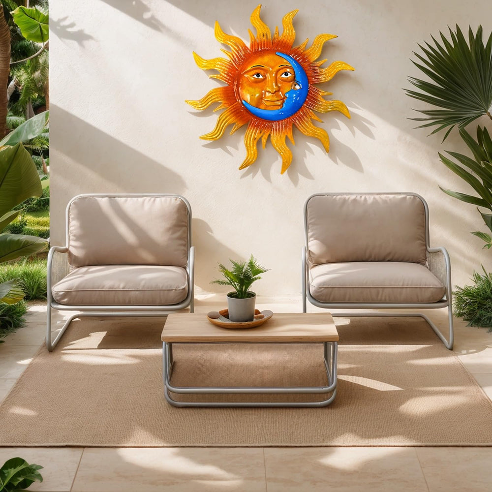 Meduofon displayed beside pool creating cheerful outdoor ambiance and style
