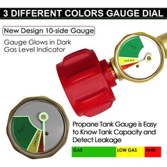 MEFUN close-up of solid brass QCC1 connector highlighting durable leak-resistant fitting benefit