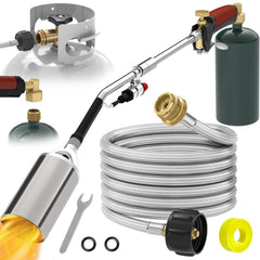 MEFUN front view torch showing robust nozzle and stable flame control