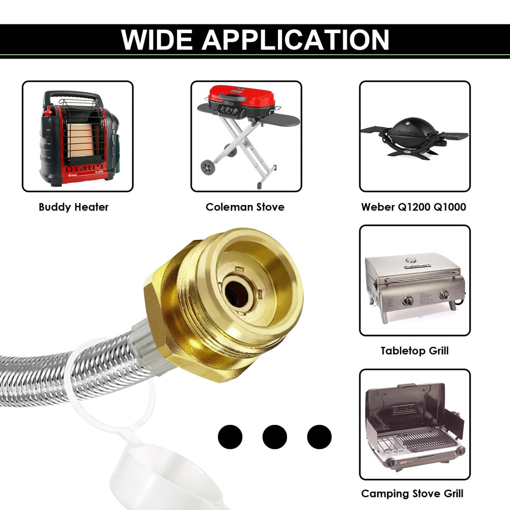 MEFUN in-use camping grill setup showing simplified fueling and extended runtime benefit
