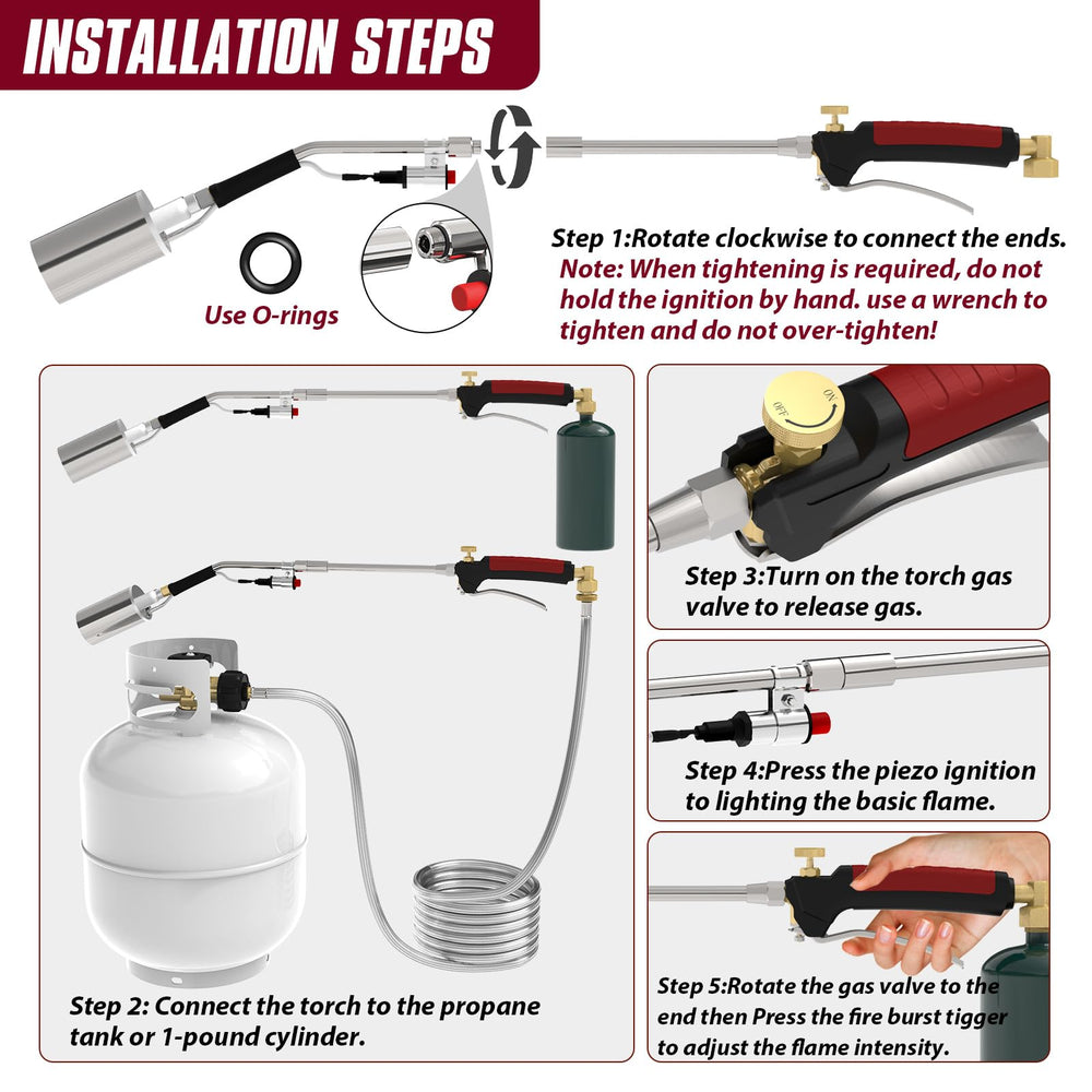 MEFUN igniter detail showing quick reliable starts for safer use