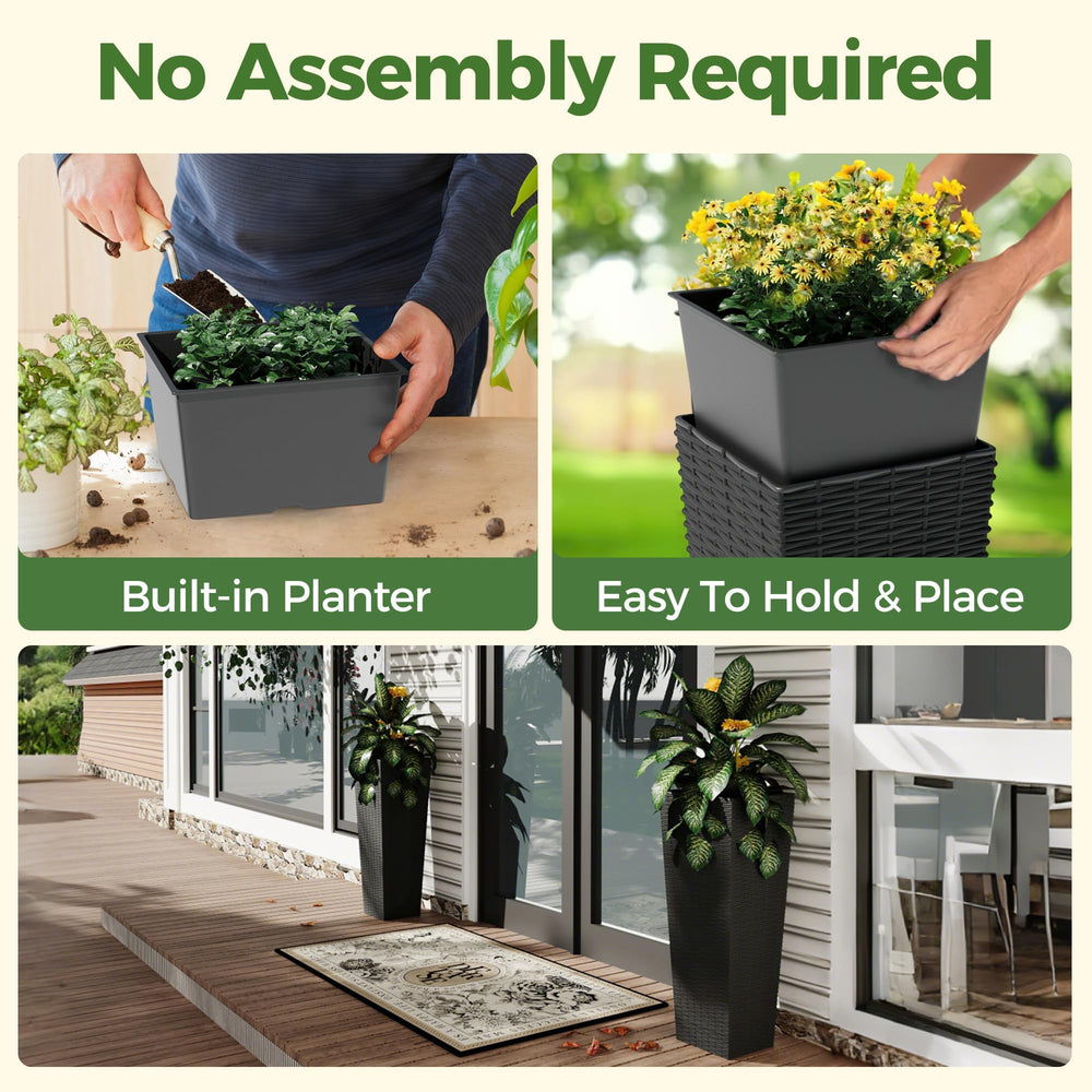 MegaChoice removable inner pot exposed with drainage holes benefit