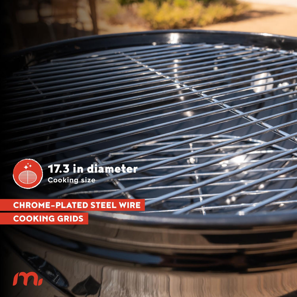 Megamaster tabletop configuration in use for quick burgers and small gatherings