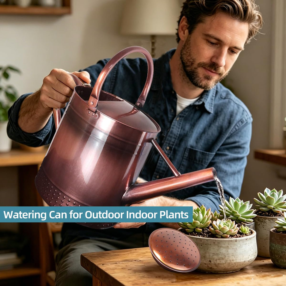 Megawodar beside a standard pot to show 2-gallon capacity and useful scale