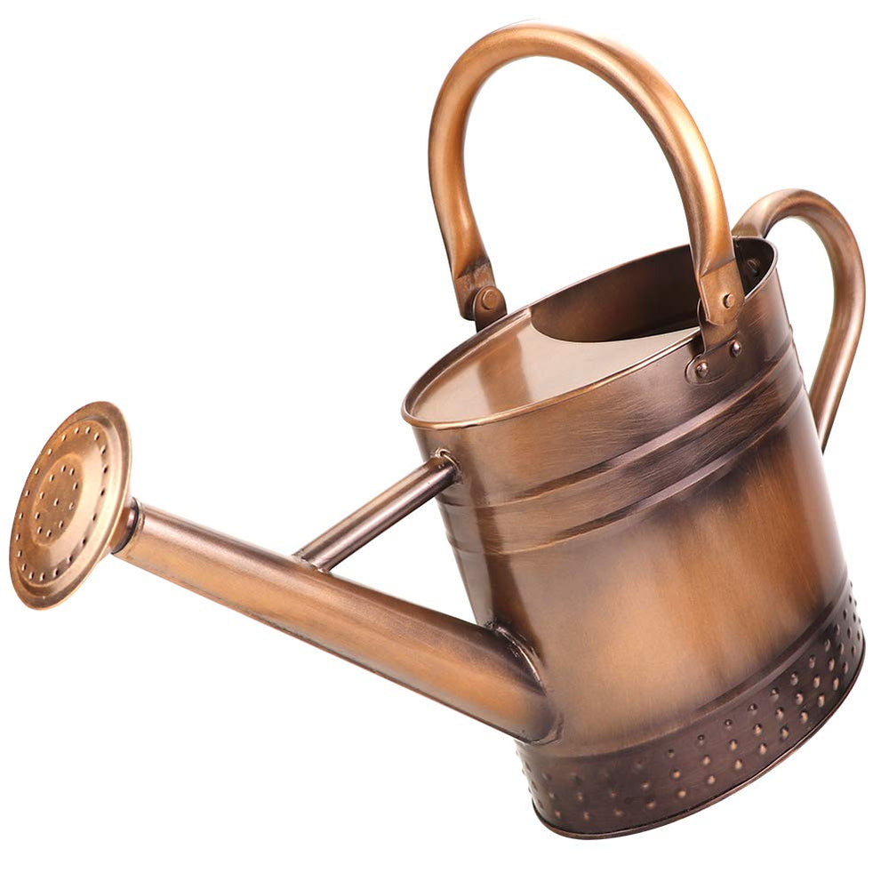 Megawodar front view of galvanized can showing vintage appeal and durability