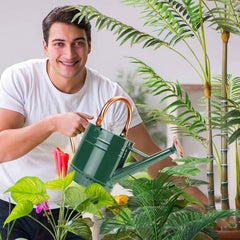 Megawodar watering indoor plants with gentle spray benefit