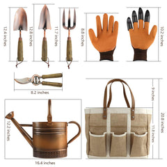 Megawodar galvanized watering can close-up highlighting rust-resistant finish benefit