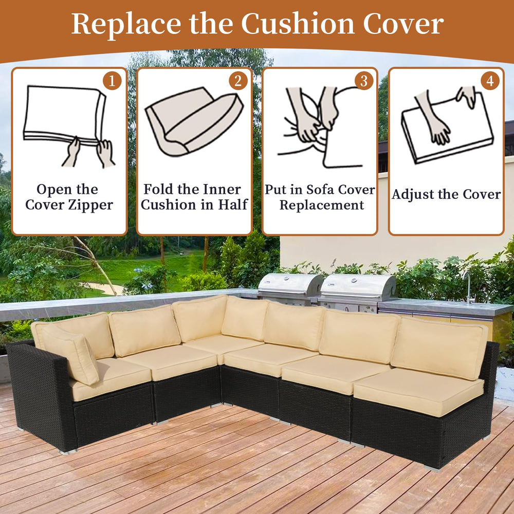 Mehoodah cushion cover next to ruler showing accurate sizing and fit reassurance