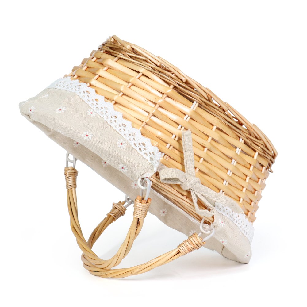 MEIEM basket styled with colorful Easter eggs for festive gathering and display