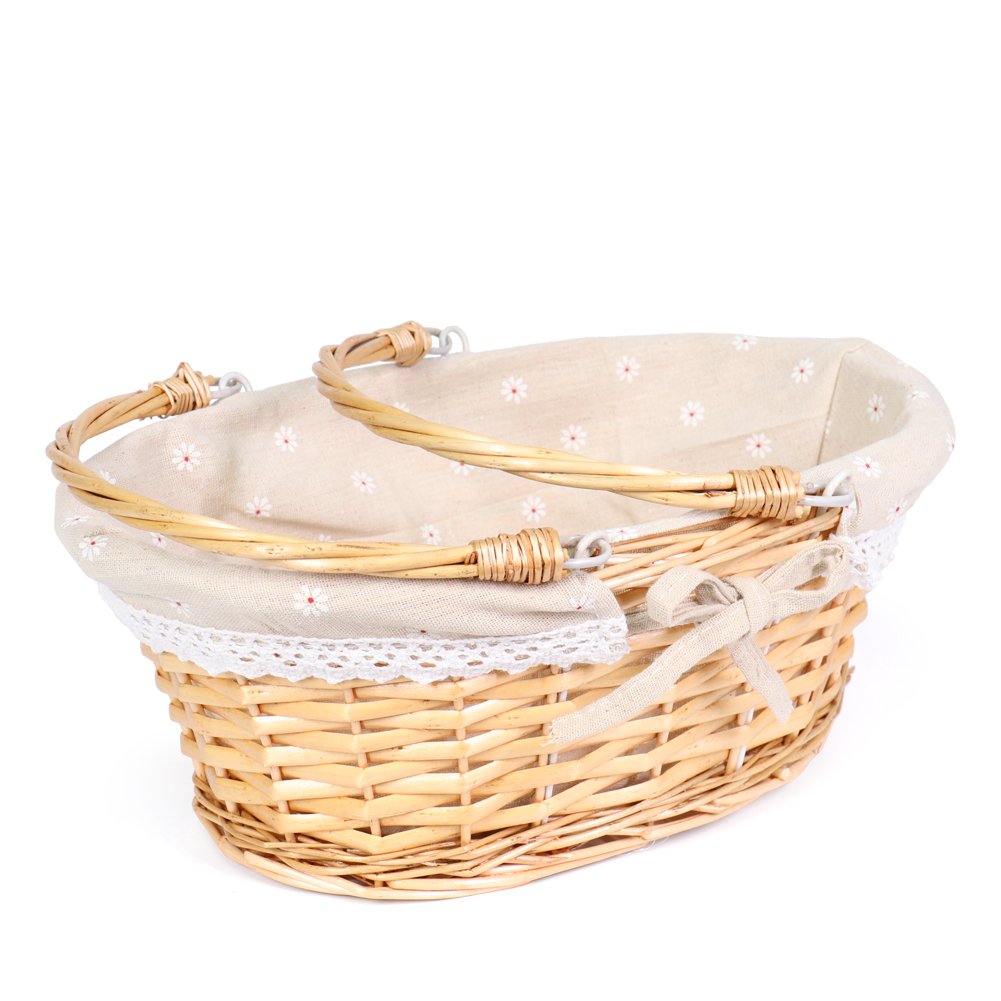 MEIEM basket next to ruler for dimension comparison and size-accurate reference