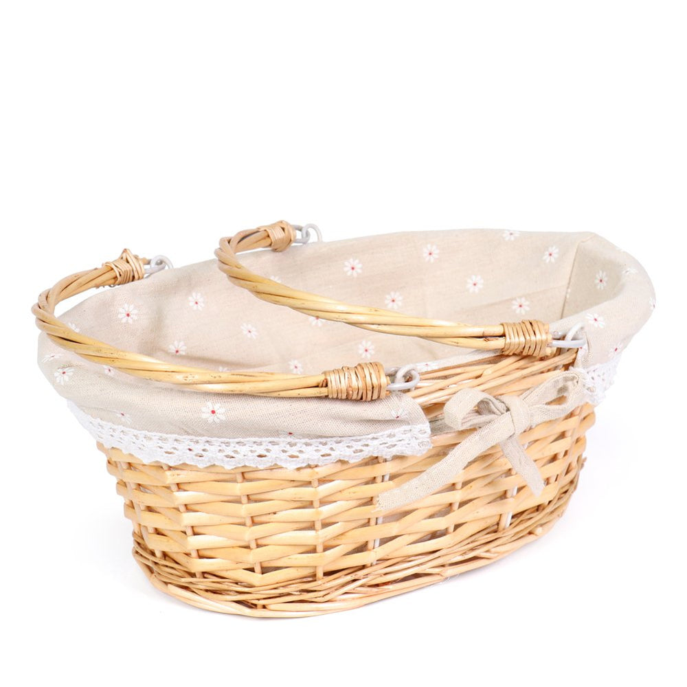 MEIEM basket next to ruler for dimension comparison and size-accurate reference