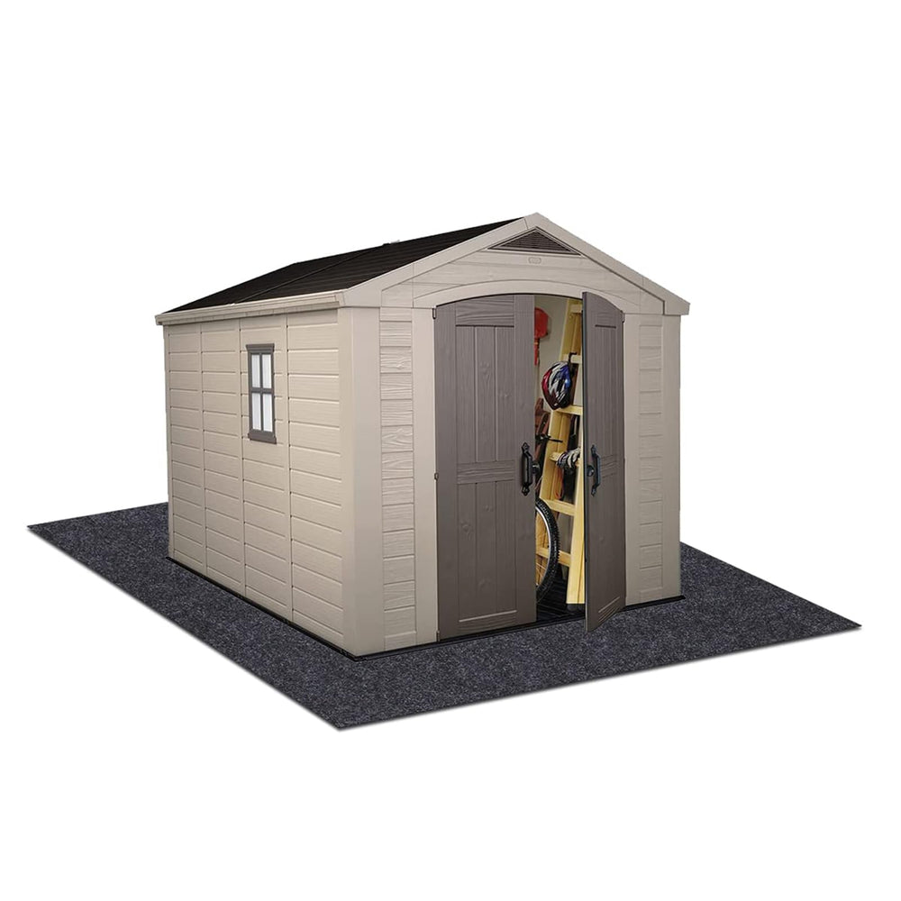 Meitola folded mat front view showing compact storage and easy placement