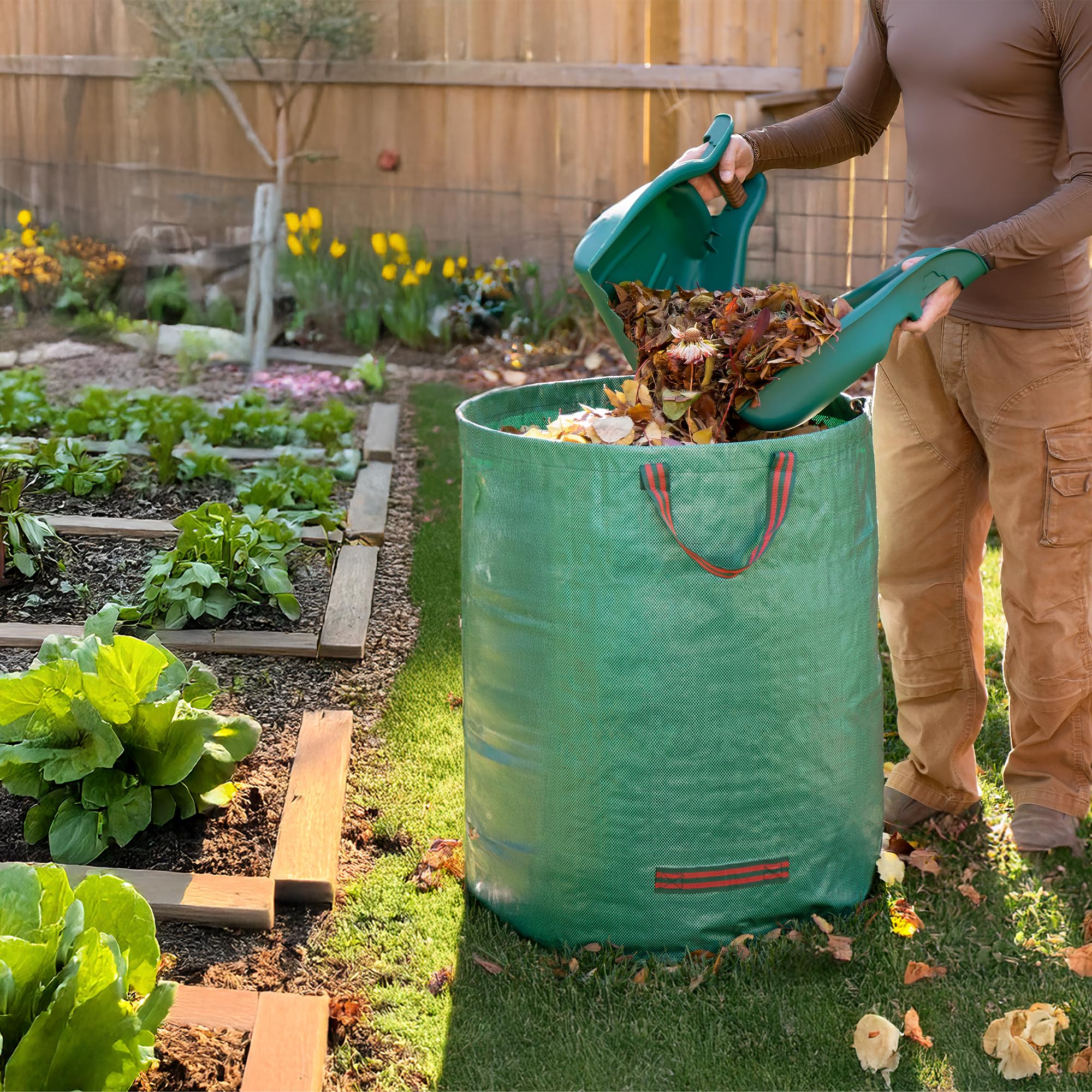 MEKKAPRO lifestyle scene cleaning a patio to show practical yard use