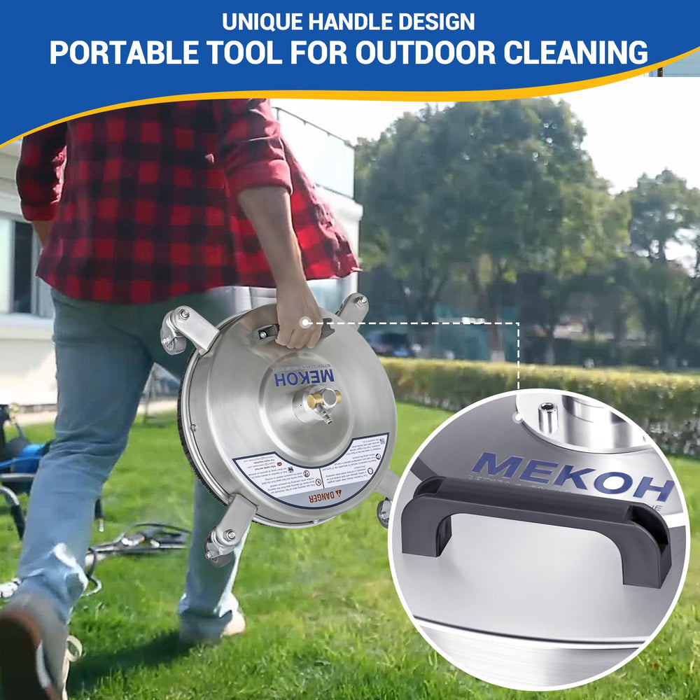 MEKOH spare nozzles and nozzle-cleaner tool for quick maintenance and uninterrupted cleaning