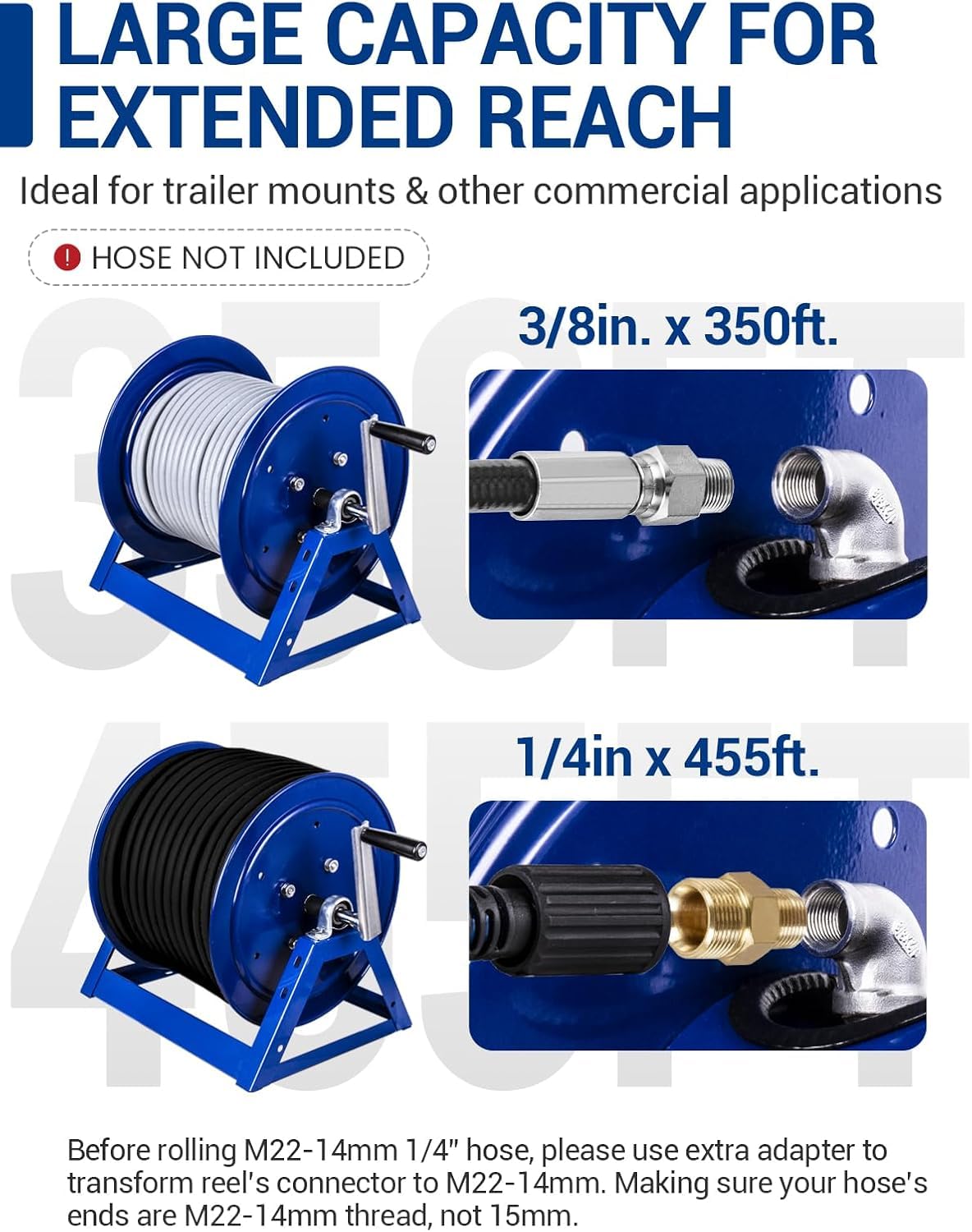 MEKOH included mounting hardware kit for quick wall or trailer installation