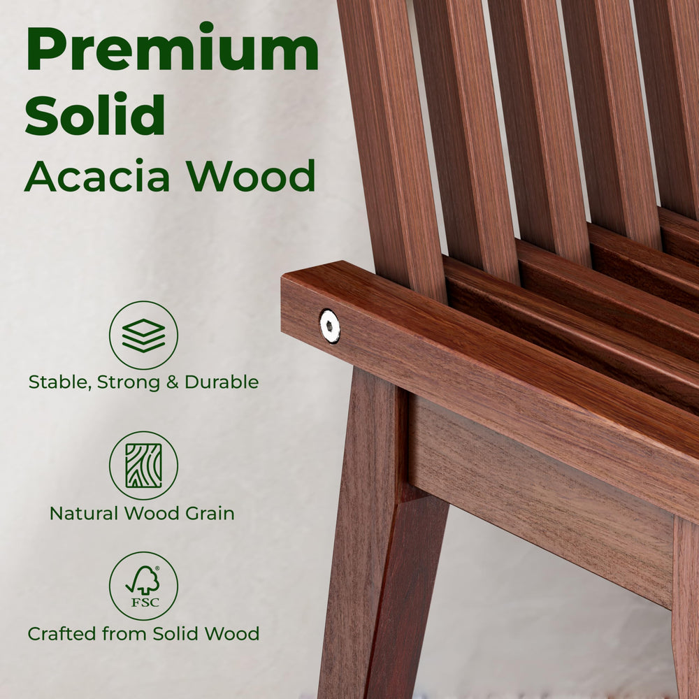 Melino backless bench on porch saving space while seating two people