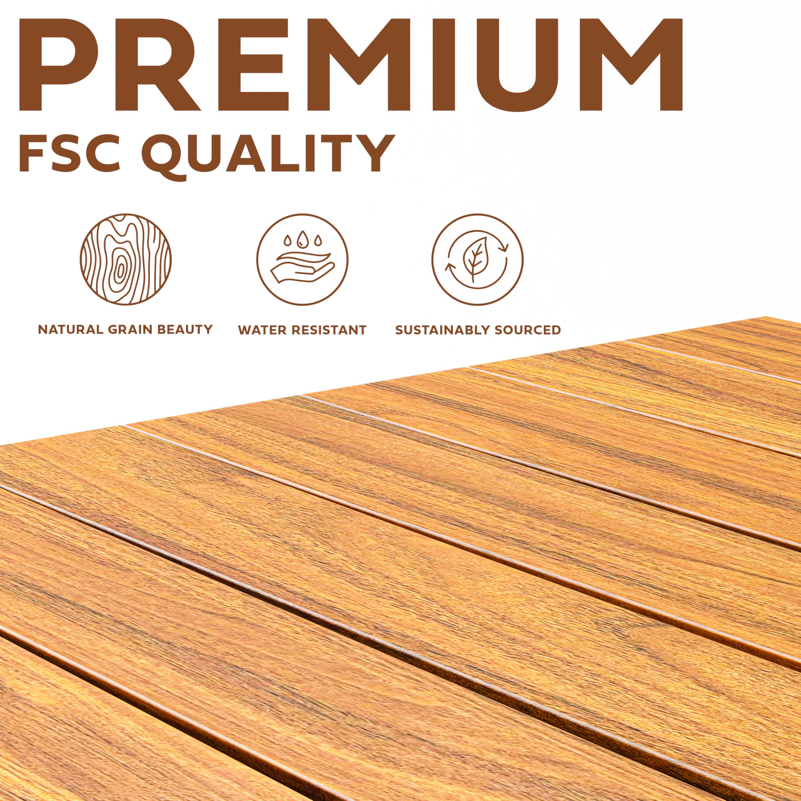 Melino FSC certification label highlighting responsible wood sourcing