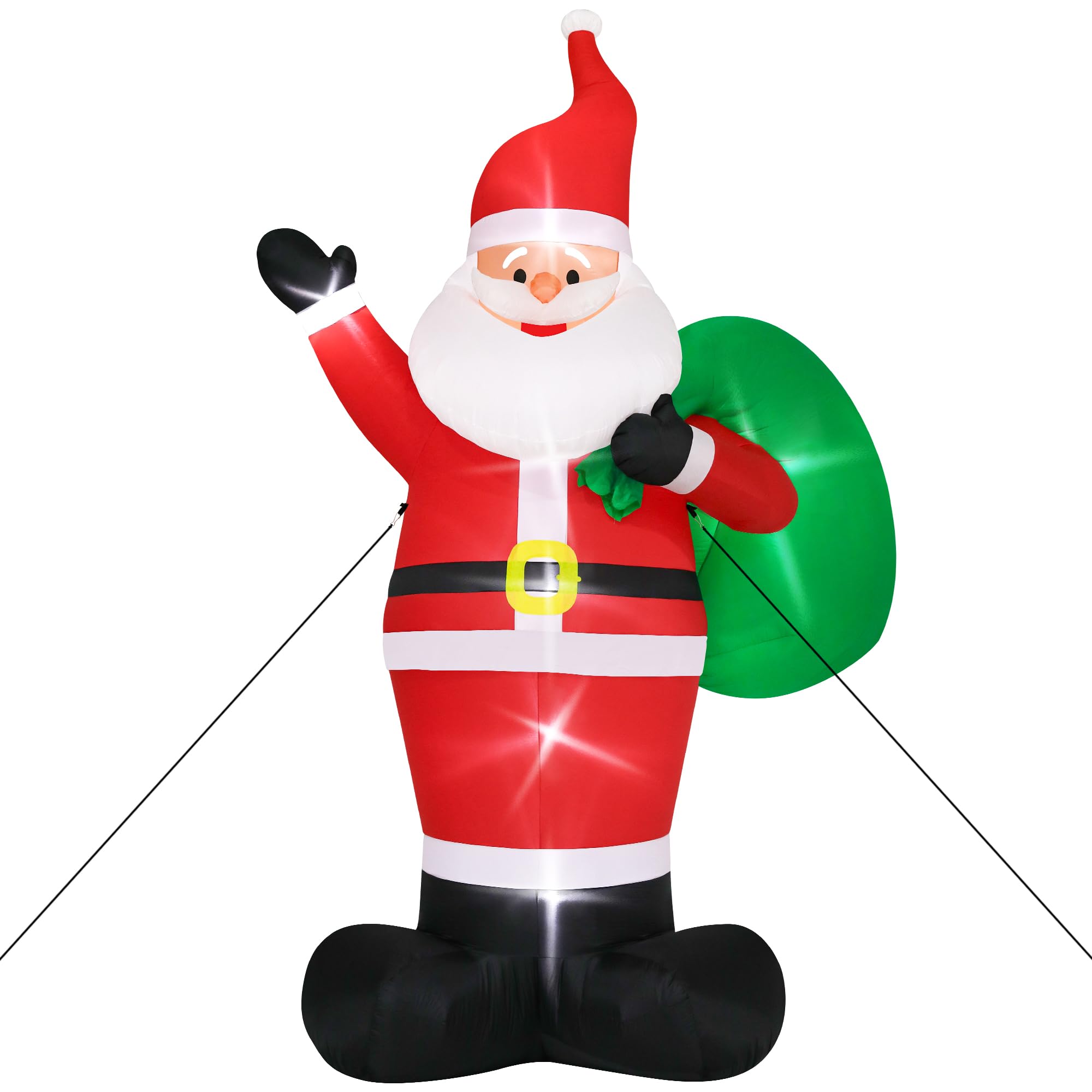 Melisheer Santa folded in storage bag for convenient off-season packing