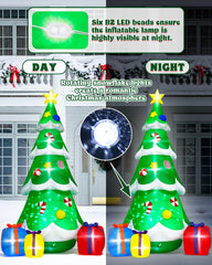 Melisheer LED lights glowing on tree showing nighttime visibility benefit