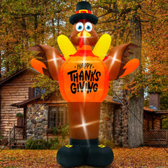 Melisheer turkey front view showing festive design and curb appeal