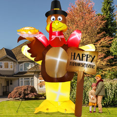 Melisheer giant turkey front view showing friendly design and curb appeal