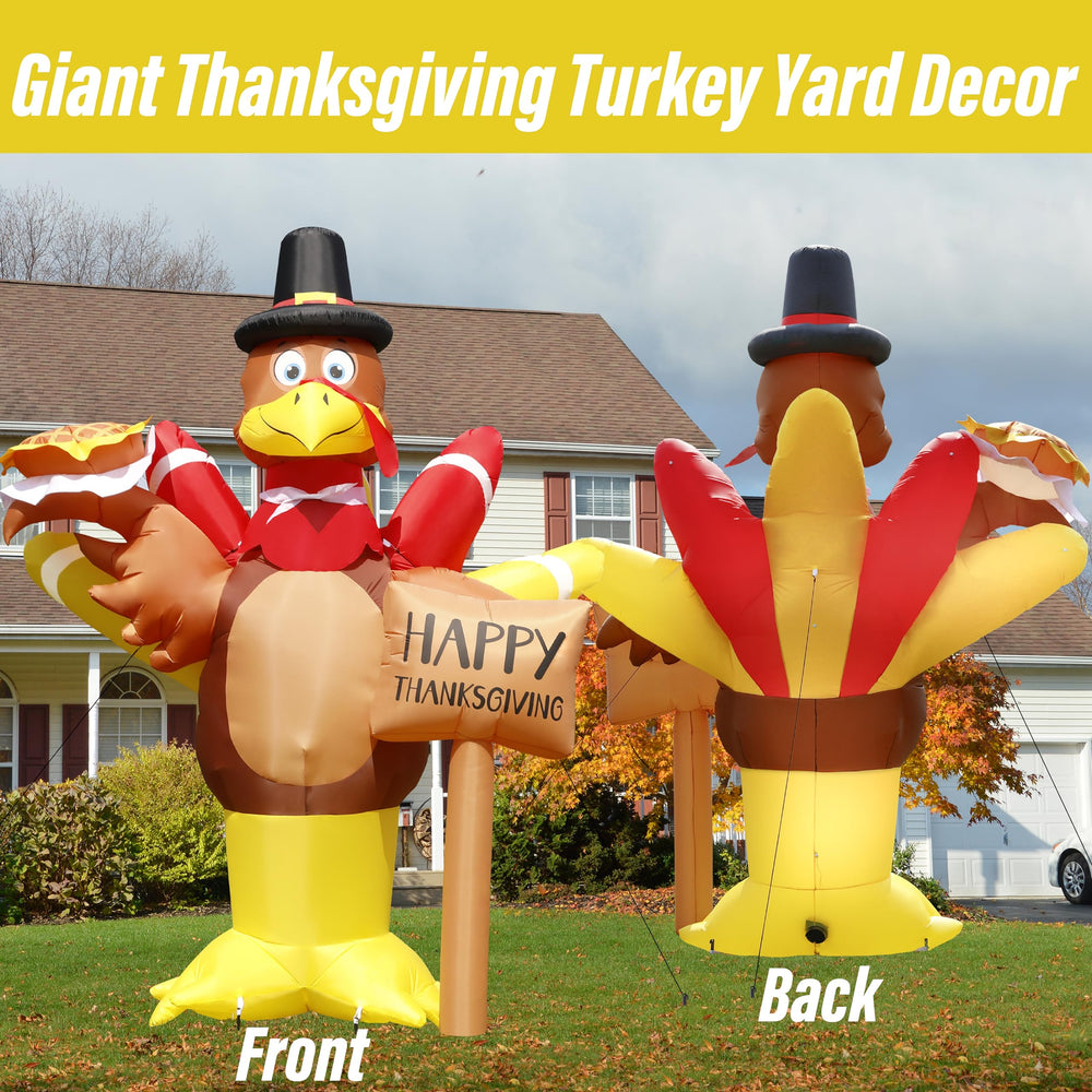 Melisheer turkey inflating with blower for fast setup benefit