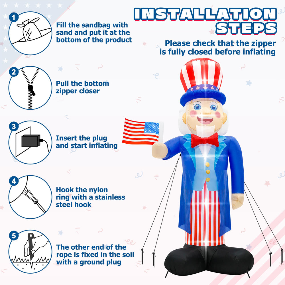 Melisheer inflatable with integrated blower inflating quickly for fast setup