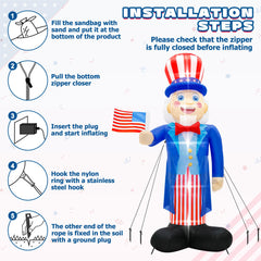 Melisheer inflatable with integrated blower inflating quickly for fast setup