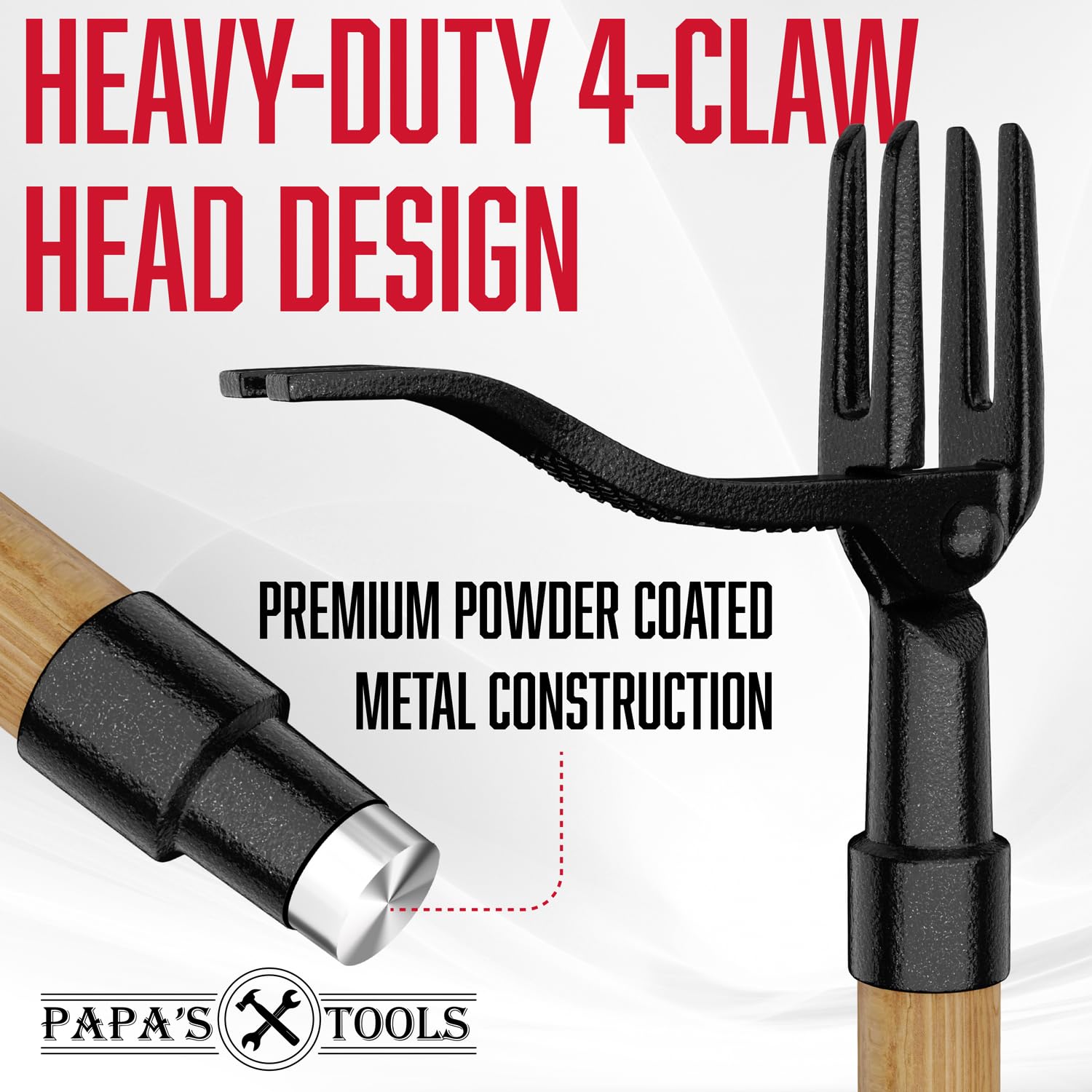 MELISSA AND HARRY bamboo handle texture detail demonstrating lightweight durability benefit