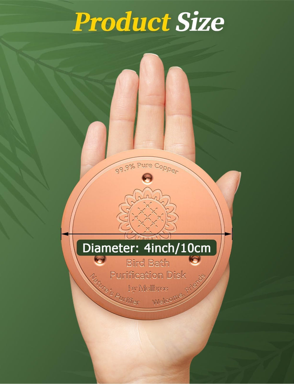 Mellbree four-pack of discs displayed, cost-effective set for multiple baths