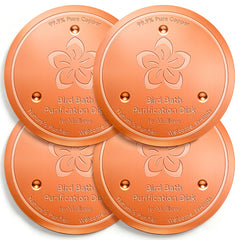 Mellbree front pack of four copper discs showing compact retail packaging and convenience