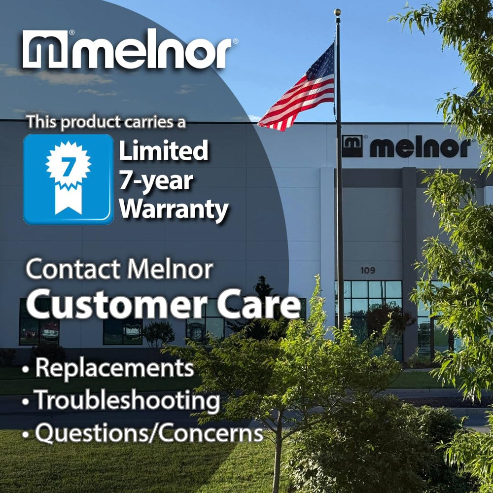 Melnor AquaTimer packaging and manual highlighting included QuickConnect bundle