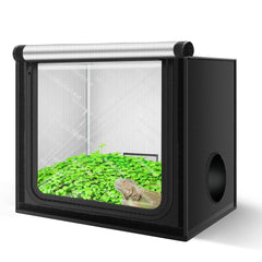 MELONFARM closeup of double-layer viewing door for observation and privacy