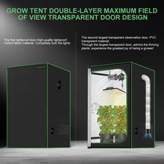 MELONFARM double viewing door detail enabling observation without disturbance