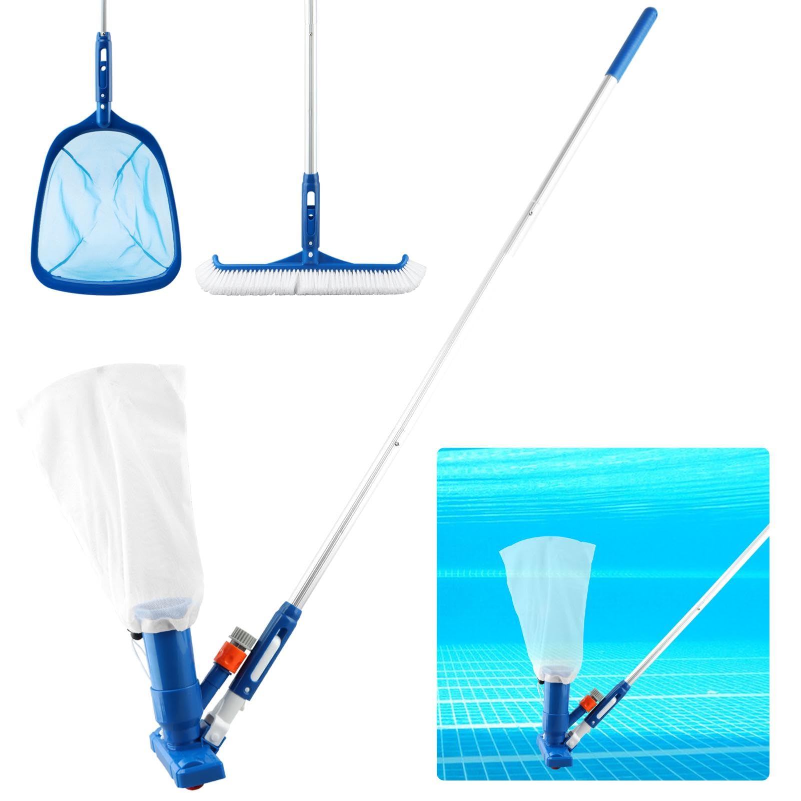 Melunira used in backyard pool showing faster maintenance convenience