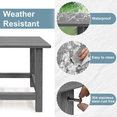 Meluvici close-up HDPS texture highlighting weather-resistant finish benefit: long-lasting surface