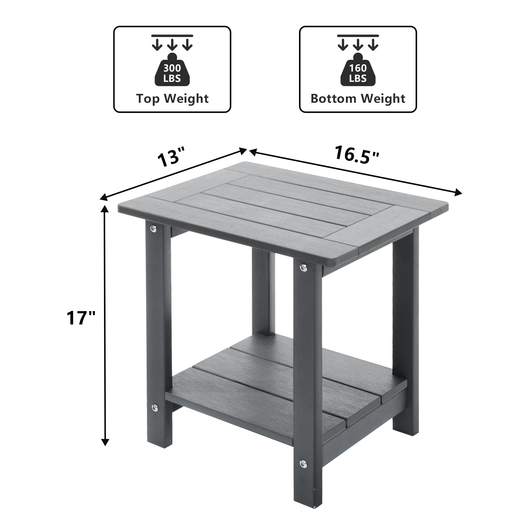Meluvici mesa comparada con una silla para apreciar proporciones prácticas