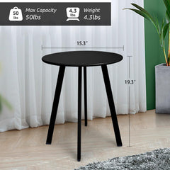Meluvici table on balcony with drinks showing portability and outdoor convenience