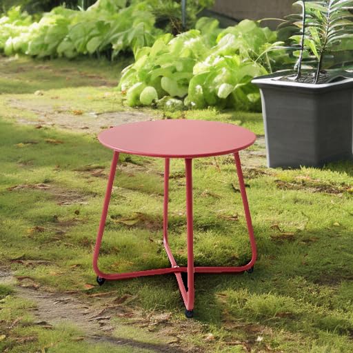 Meluvici table on a balcony with plants showing outdoor versatility and style