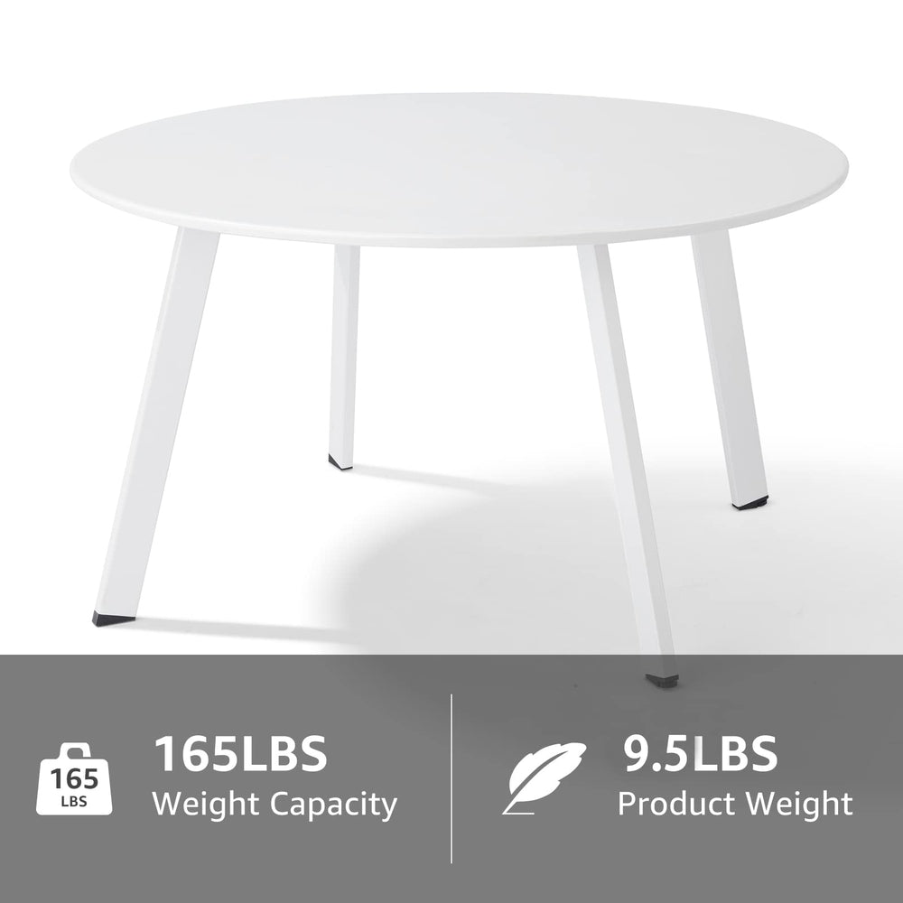 Meluvici tabletop arc edge detail illustrating larger usable surface benefit
