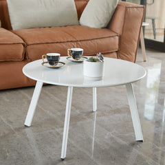 Meluvici close-up of round tabletop arc highlighting smooth surface and usable area